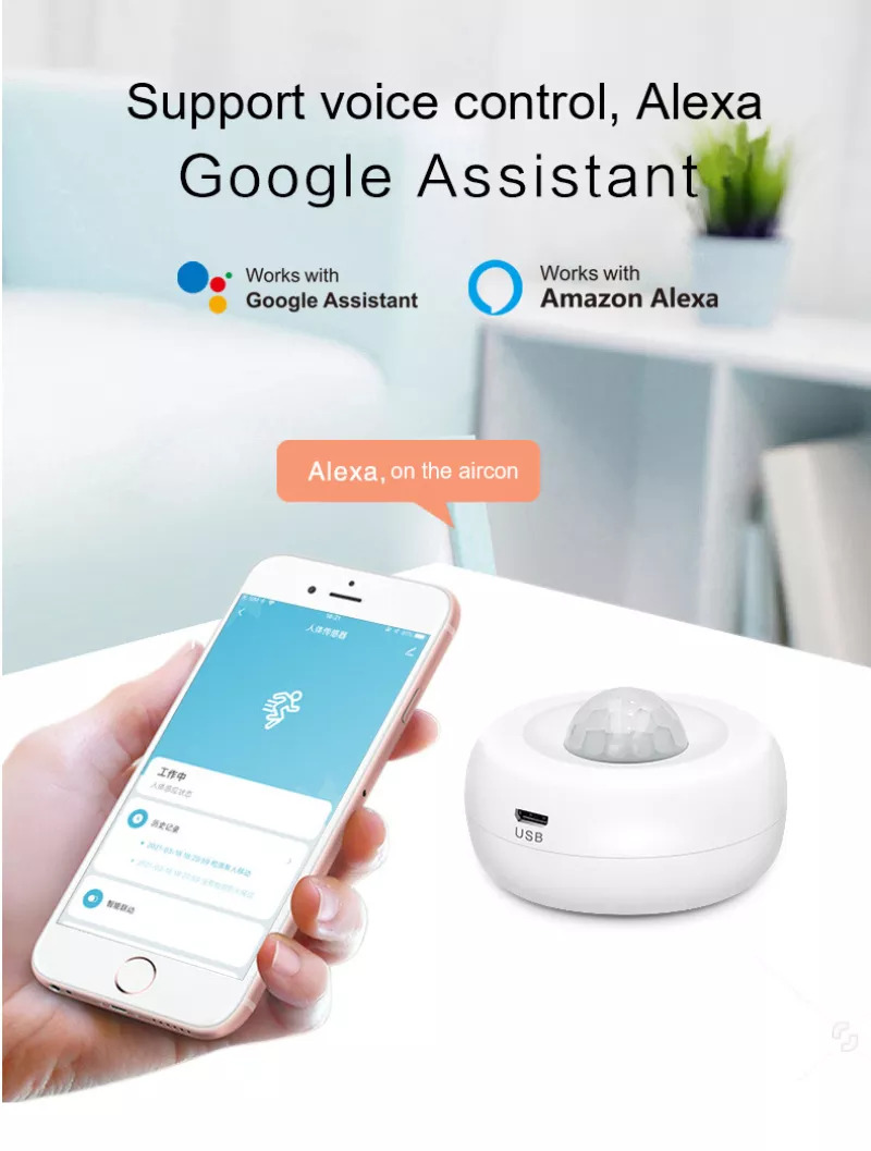 Cảm biến chuyển động gắn trần Zigbee tuya
