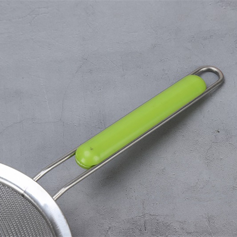 Rây Lọc Cháo, Rây Lọc Sữa Hạt, Bột Chất Liệu Inox (Cán Xanh)