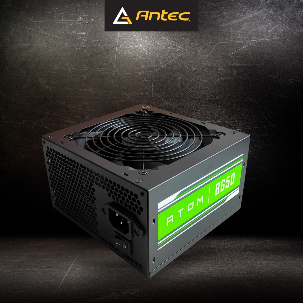 POWER SUPPLY (อุปกรณ์จ่ายไฟ) ANTEC ATOM B650 650W / B550 550W / V550
