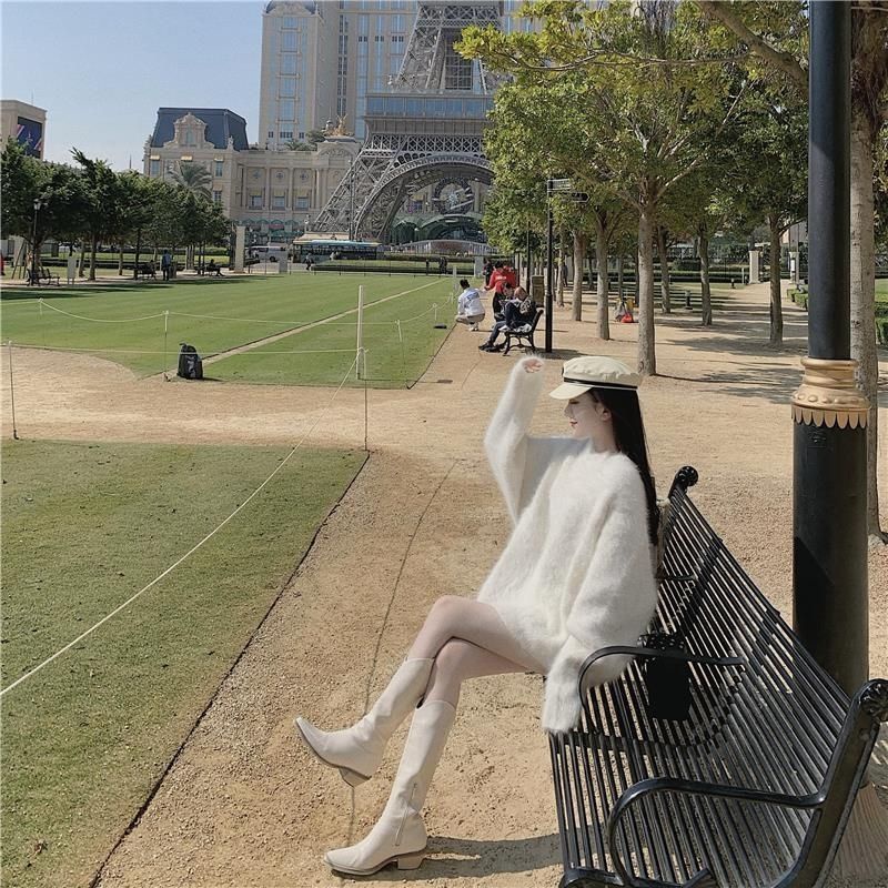 MỚI Áo len dài tay cổ lọ thời trang nữ