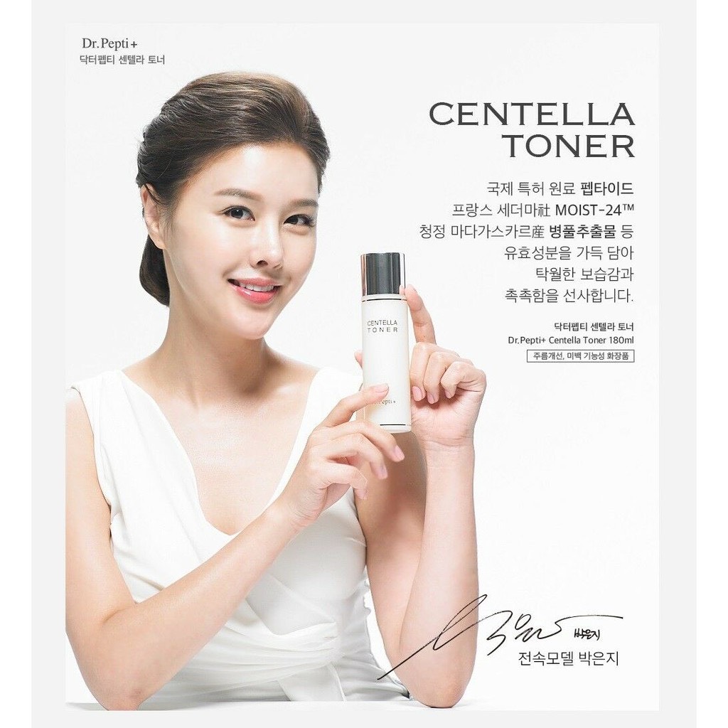 Nước Hoa Hồng Toner Dr.Pepti Siêu Căng Bóng Centella