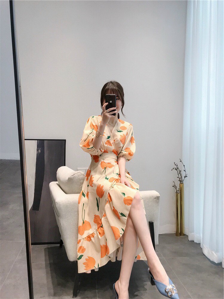 ĐẦM MAXI HOA ĐI BIỂN SIÊU HOT