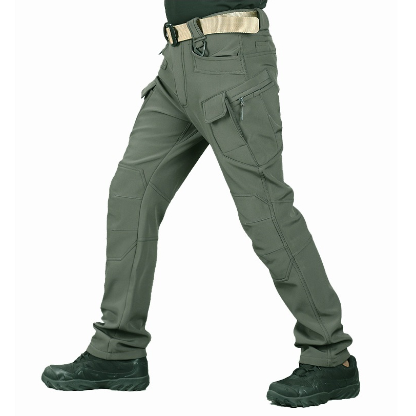 Ateteawetw quần chiến thuật ix7 lót nỉ giữ ấm, quần tactical lót nỉ túi hộp nam 532t