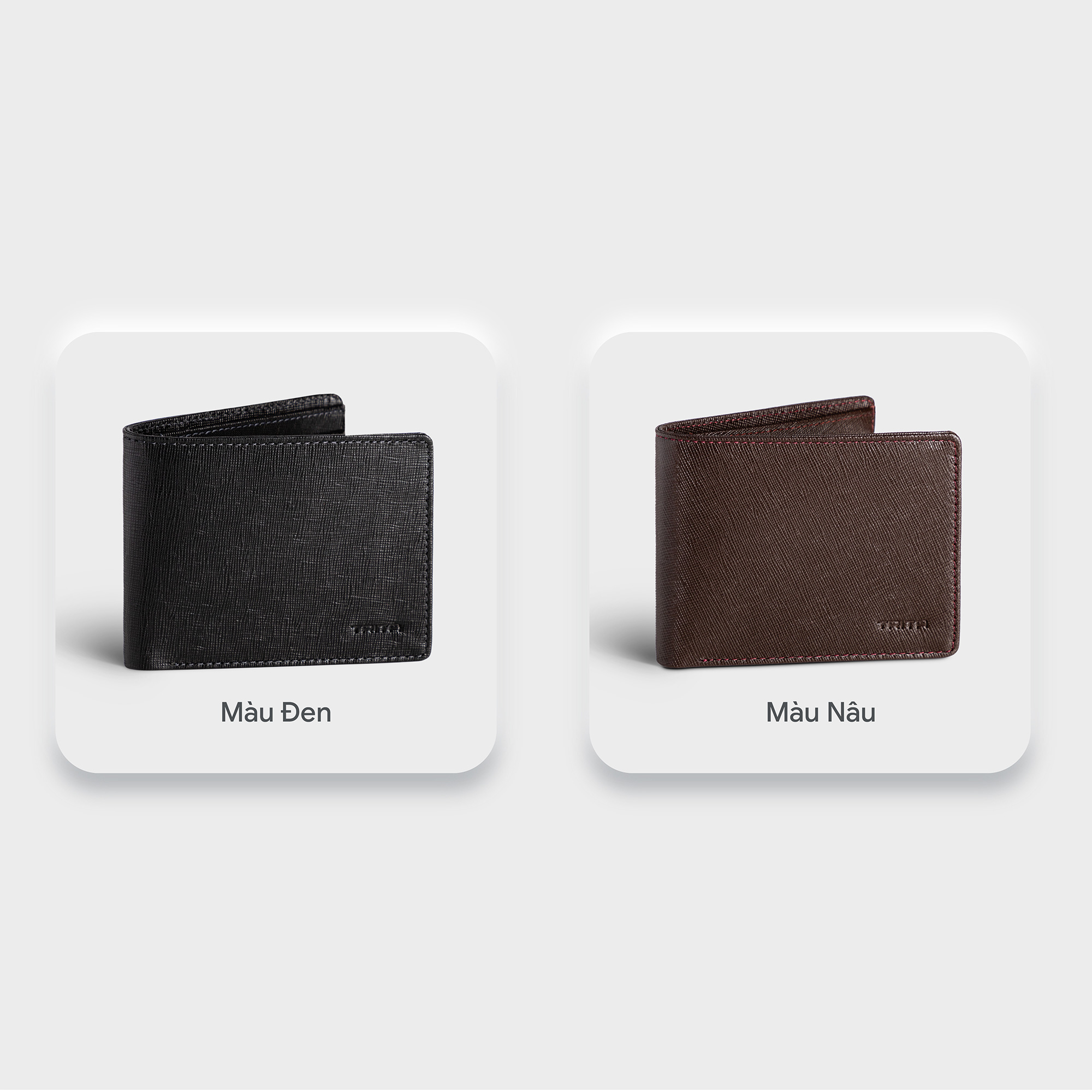Ví nam thời trang da bò thật TRITA RVN08