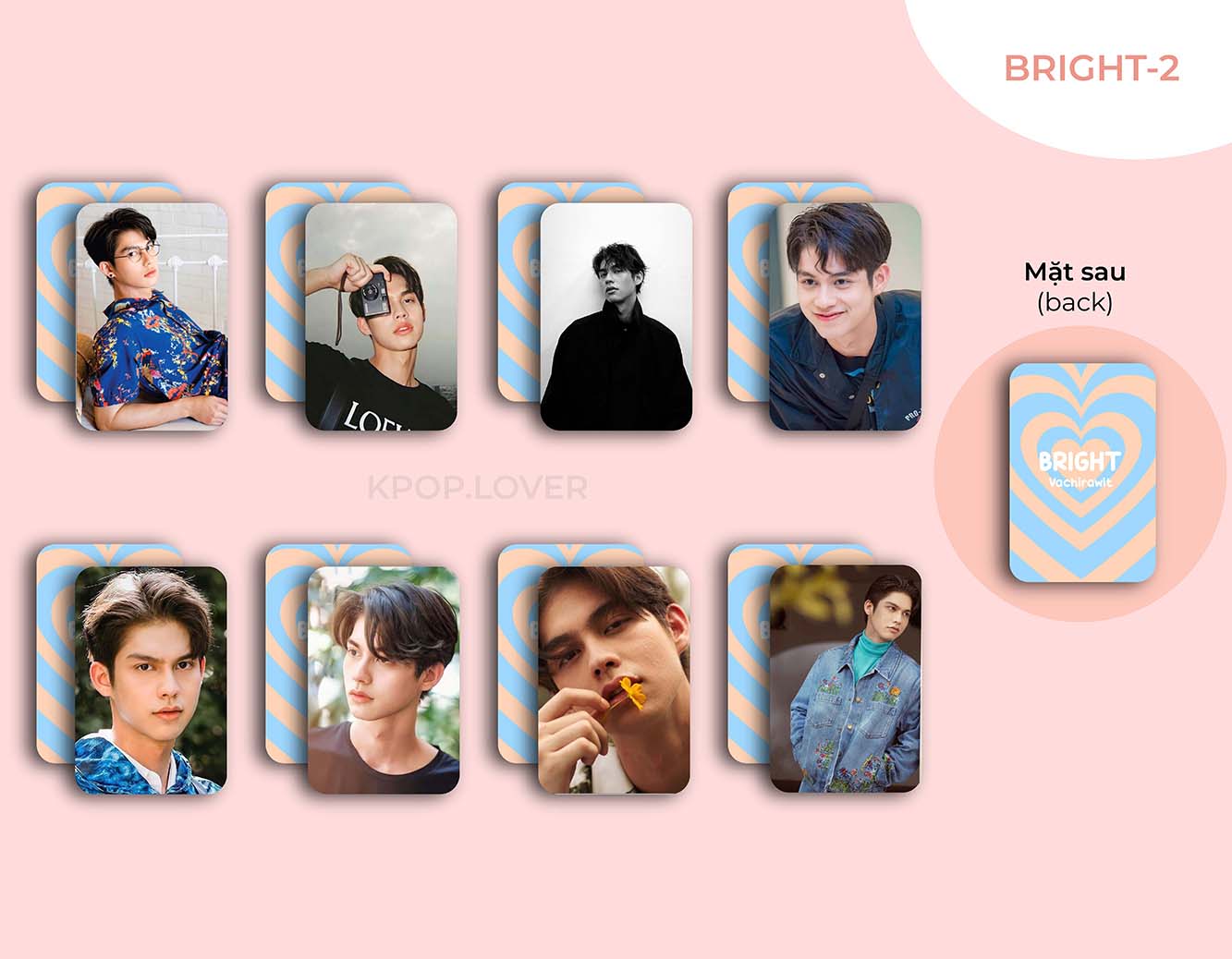 SET 8 CARD BRIGHT VACHIRAWIT