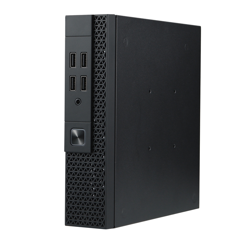 Mini ITX Computer Case HTPC Host Chassis USB2.0 ITX Enclosure Industrial Control Chassis for Office Business Easy Install