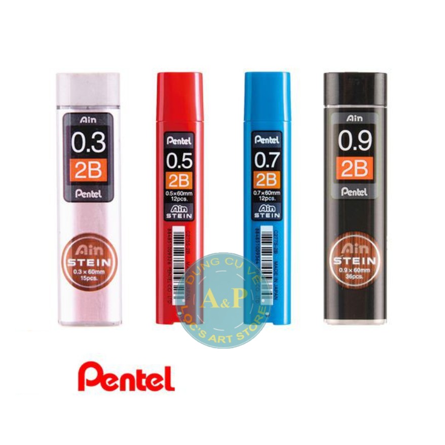 Ruột bút chì bấm Pentel 2B