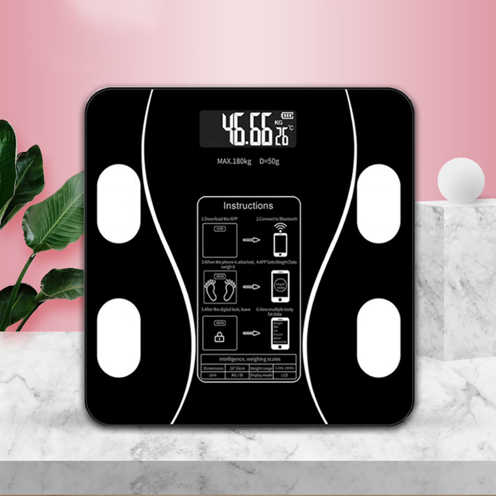 BMI Cân Phân Tích Thành Phần Cơ Thể Chống Vỡ Kính Dày