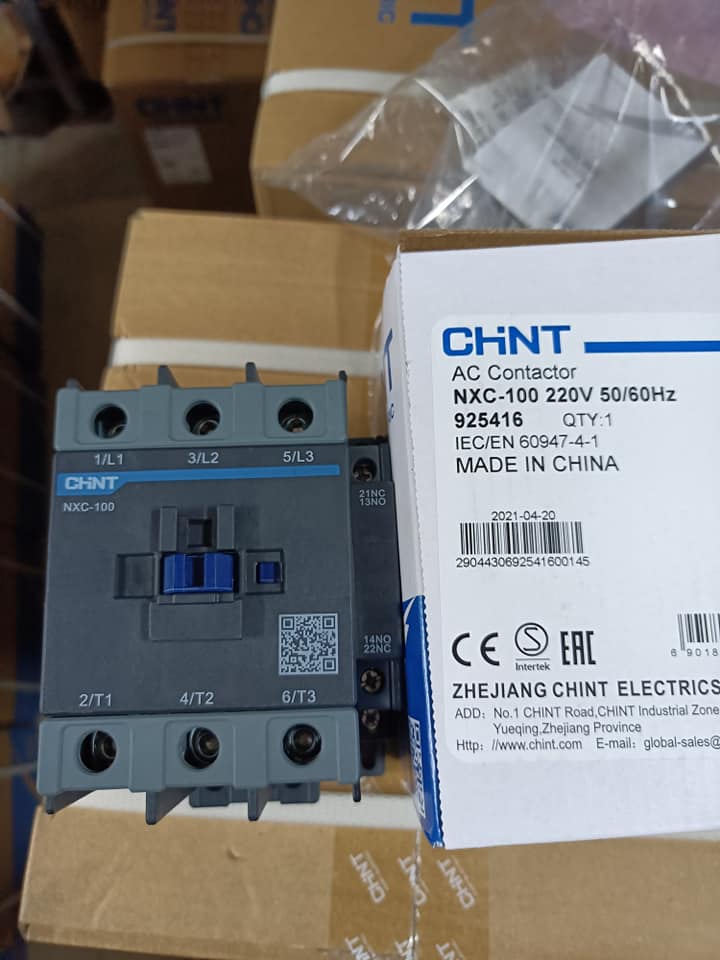 Khởi Động Từ Chint NXC 40A/50A/65A/75A/85A/100A (Chint NXC Contactor)