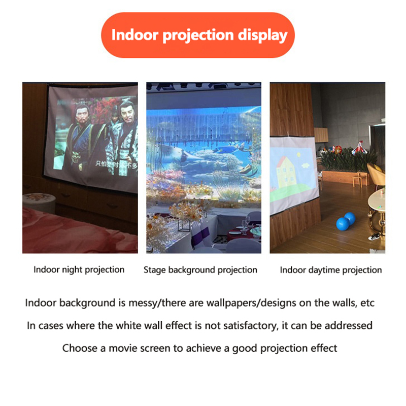 60 84 100 120 Inch 16:9 3:4 Portable Projector Screen Curtain HD Display Screen Home Cinema Theater Movie Home Outdoor Office A JUE. 