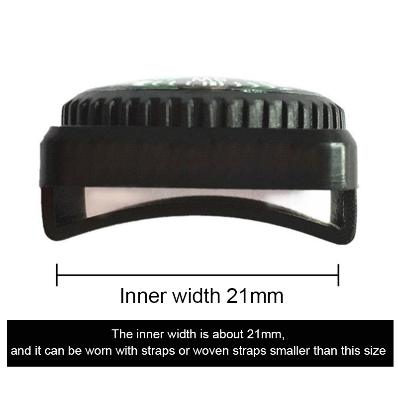 Mini Wristband Compass Portable Detachable Compass Outdoor Camping Hiking Travel Emergency Survival Navigation Tool. 