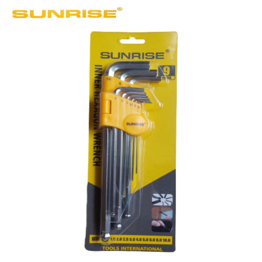 SUNRISE Allen Wrench Keys Set ( 9pcs ) Lazada PH