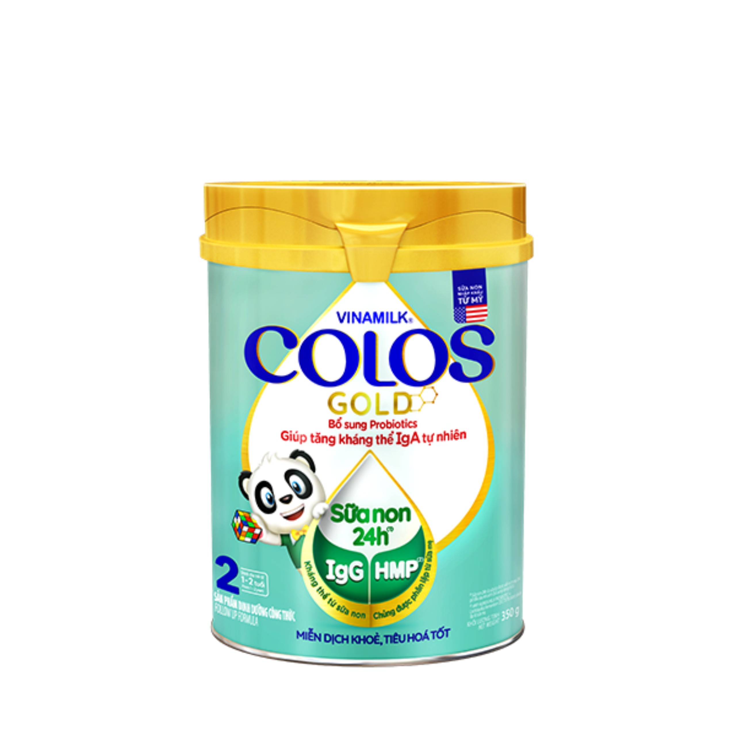 (HSD T5-2025) Sữa Bột Vinamilk Sữa Non 24H ColosGold 2 800g (Cho Trẻ Từ 1 - 2 Tuổi).