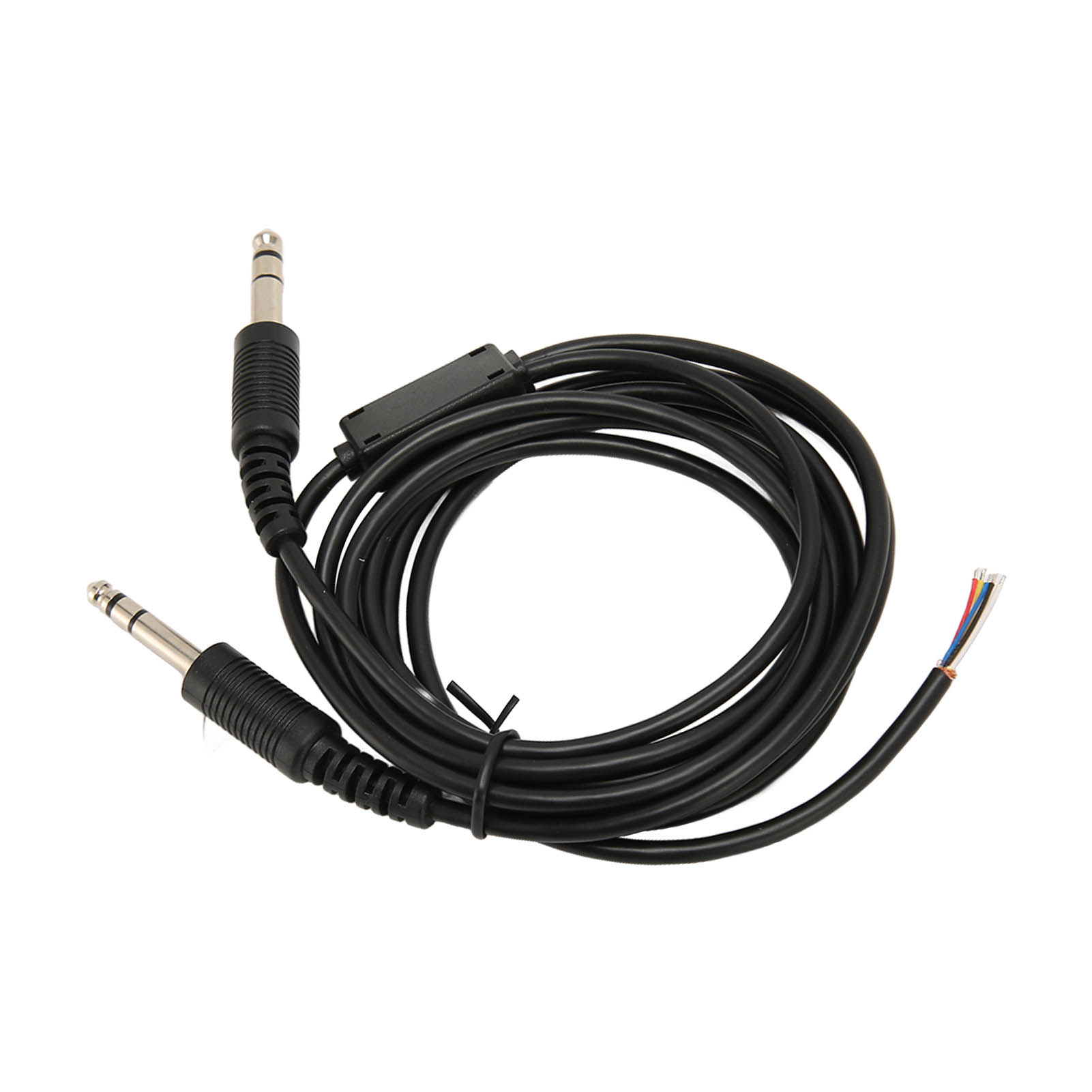 Aviation Headset Cable Replacement Premium PVC Dual GA Plug Pilot Headphone DIY Cable 6.6ft