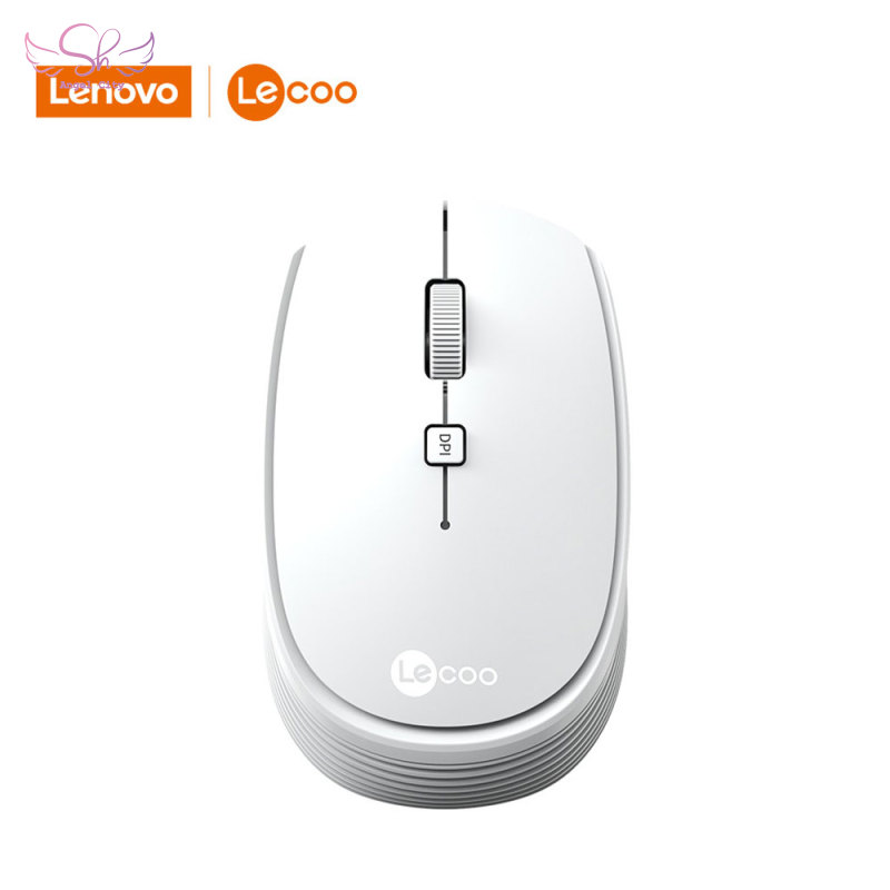 Lenovo WS202 Wireless Mouse 2.4GHz 1200DPI USB Receiver Portable Optical Mouse Mice For PC Notebook Computer