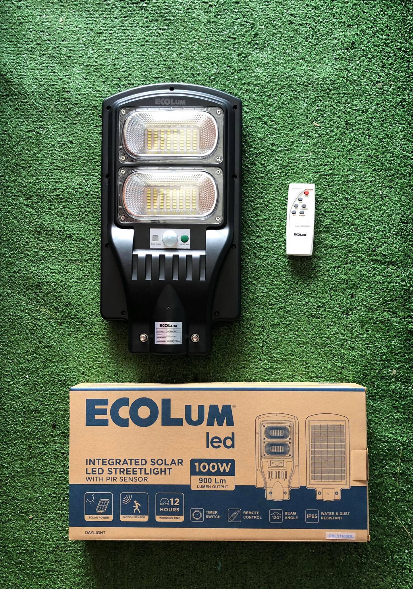 Ecolum Solar Streetlight With Sensor 100W 150W Lazada PH
