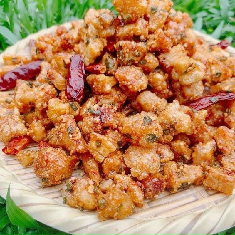 [ 500.gr ] Tóp Mỡ Chiên Mắm Hành giòn Ngon