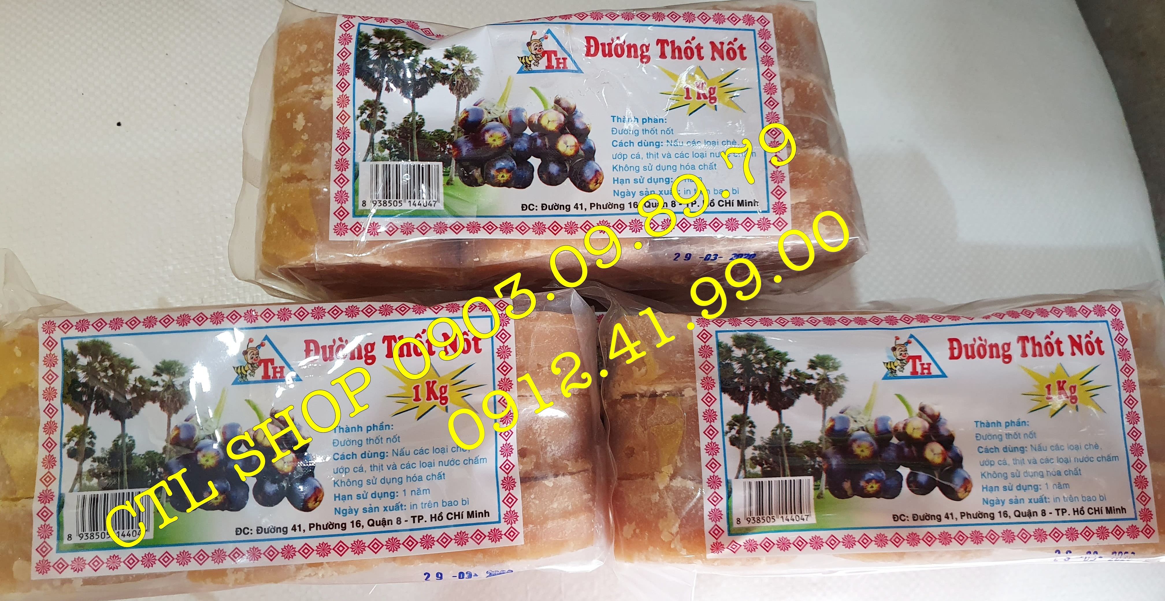 Đường Thốt Nốt TH Gói 1Kg