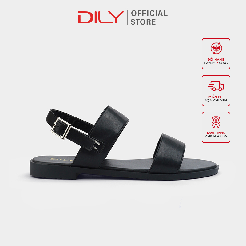 Giày Flat Sandal DILY Tiện Lợi Êm Chân Cao 1.5cm_AA0255 thumbnail