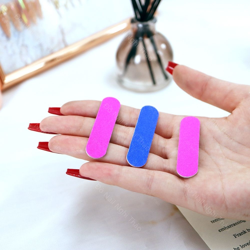 Dũa mini nail box set 100 cái