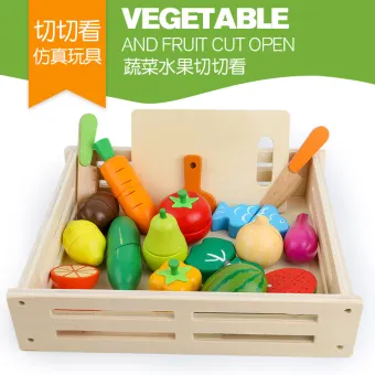 childrens wooden fruit and veg