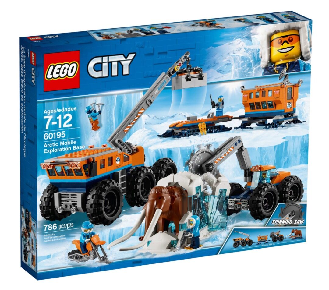 Lego® 60195 city arctic mobile exploration base 7+ lego đồ chơi gạch