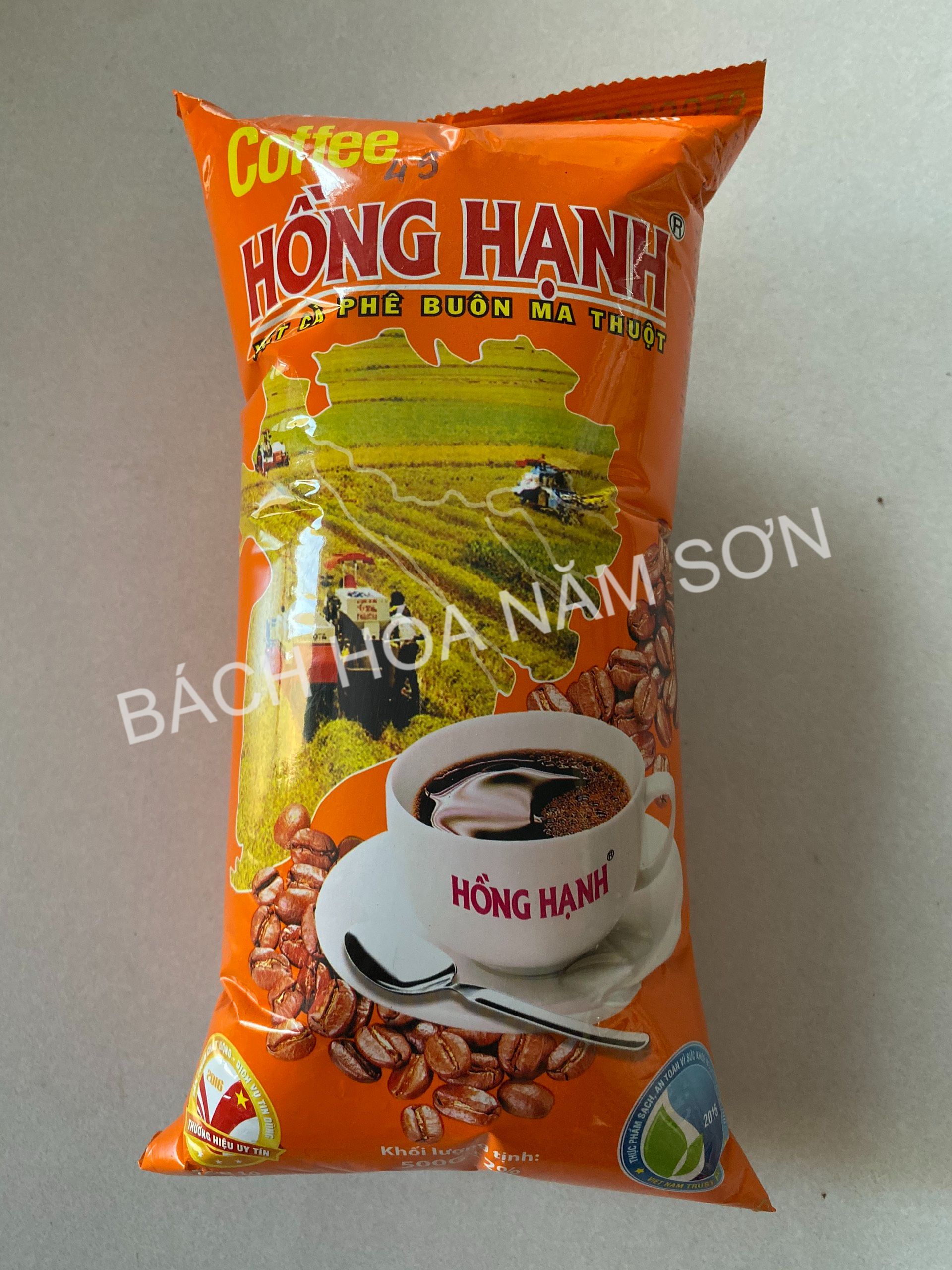CÀ PHÊ PHA PHIN HỒNG HẠNH - ĐẬM ĐÀ GÓI MÀU CAM 500G
