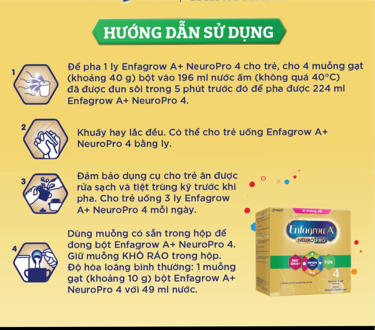 [HCM]Sữa bột Enfamil A+ 2 lon 400g DATE 2024