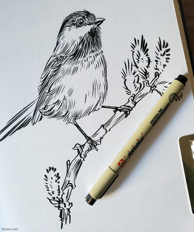 Bút vẽ đầu cọ Sakura Pigma Micron Brush