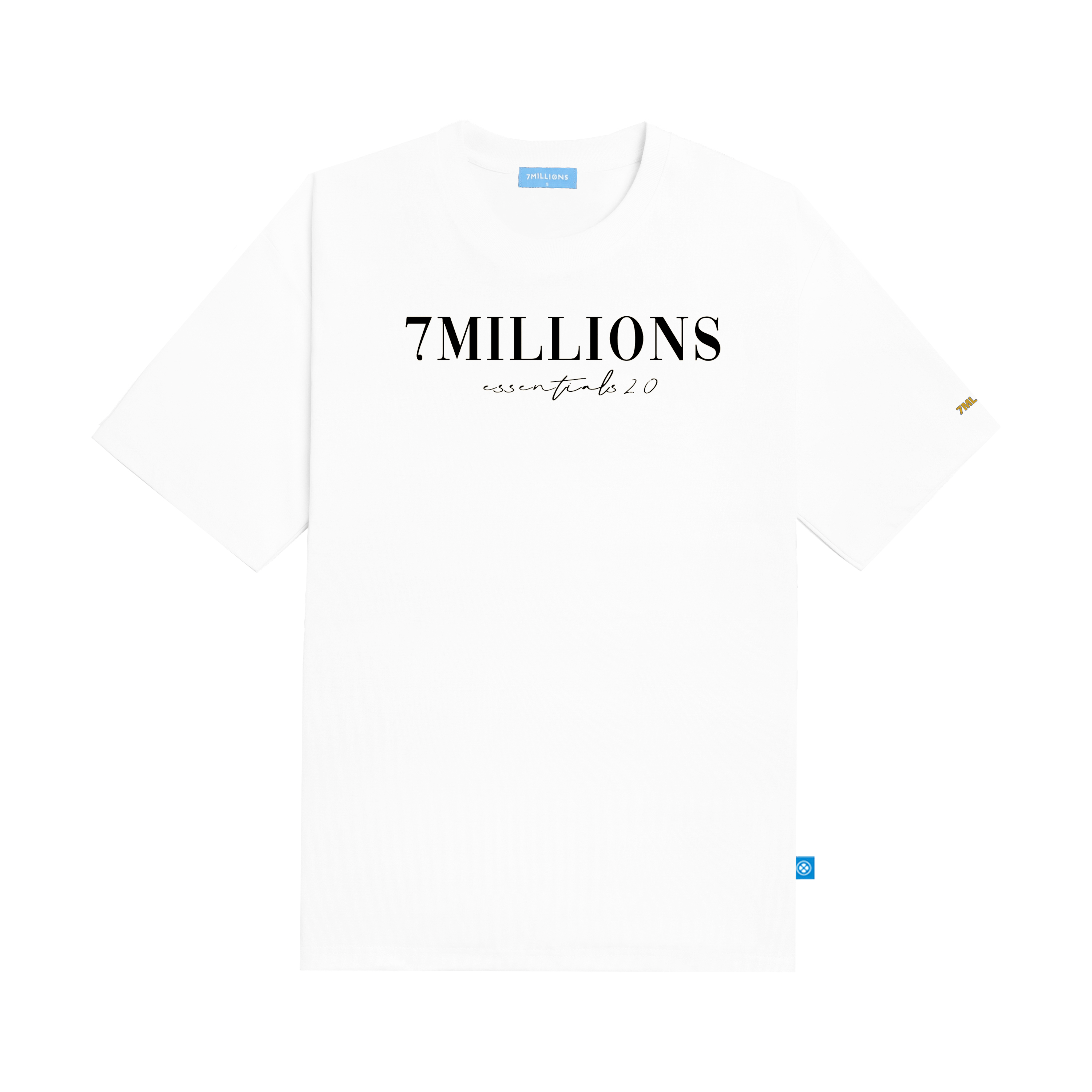 7MILLIONS Áo thun Basic 2.0 / Màu trắng
