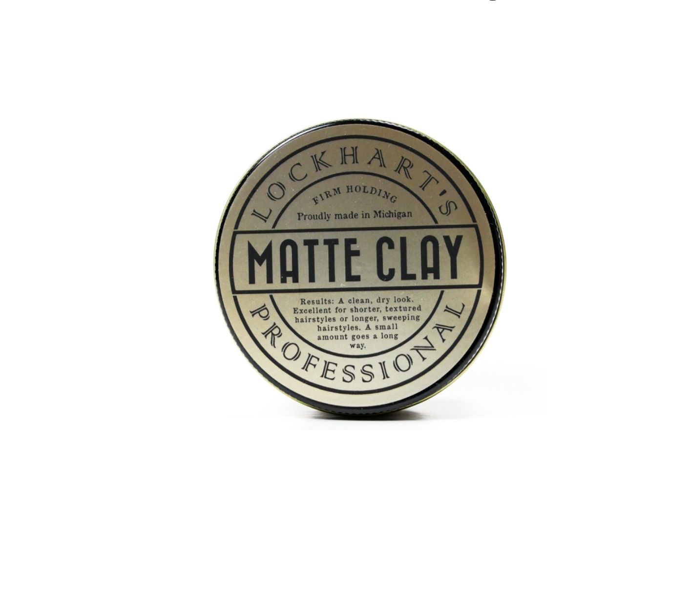 Sáp vuốt tóc Lockhart's Matte Clay Medium Hold