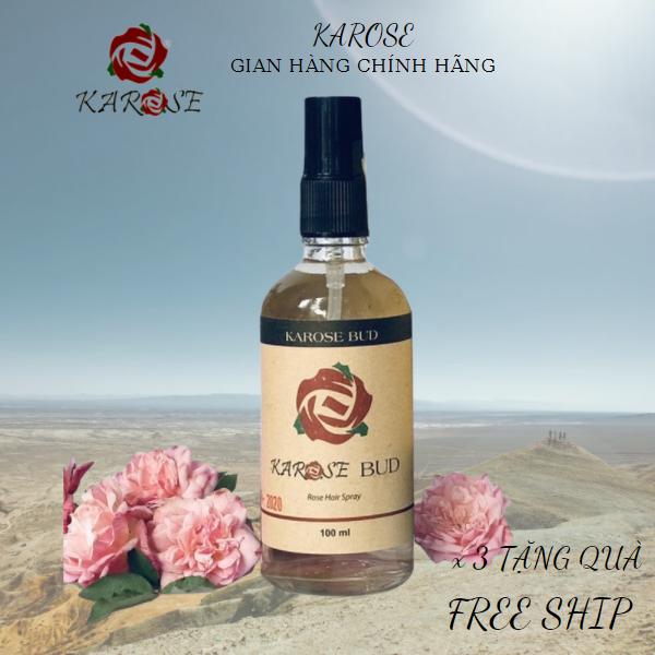 Xịt dưỡng tóc kích thích mọc tóc, ngăn rụng tóc, suôn mượt Karose Bud