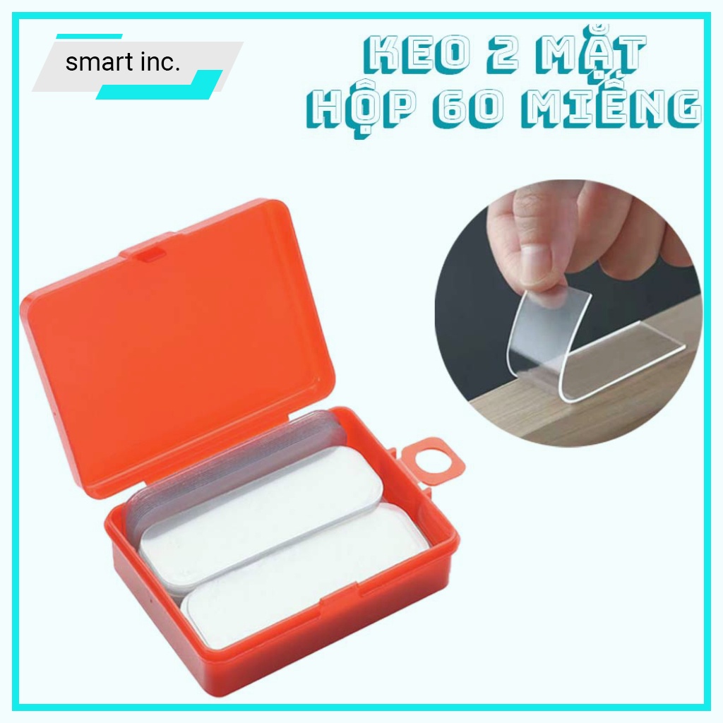 Miếng dán siêu dính que dán tường 2 mặt tiện lợi