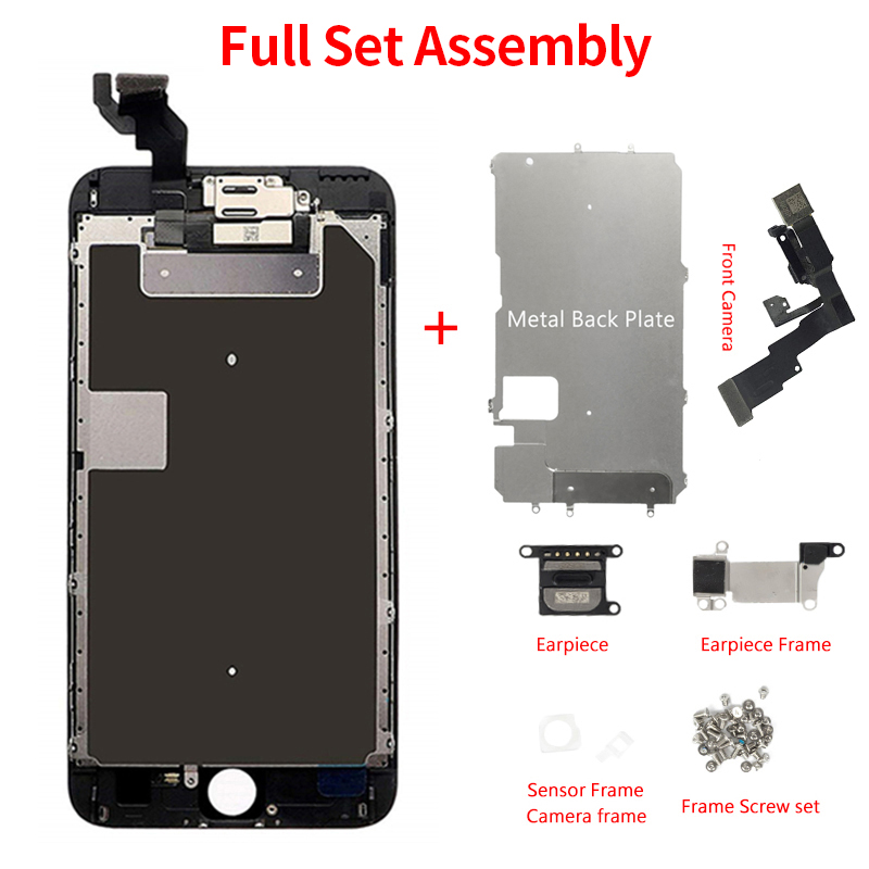 Đối với iPhone 6 6S 6 Plus 6S Plus Màn hình LCD iPhone 7 7 Plus 8 Plus LCD+Camera trước+Loa