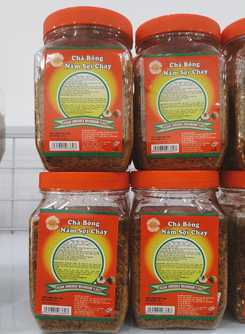 Chà Bông Chay Âu Lạc (Gà, Nấm, Tôm, Thịt Chay)