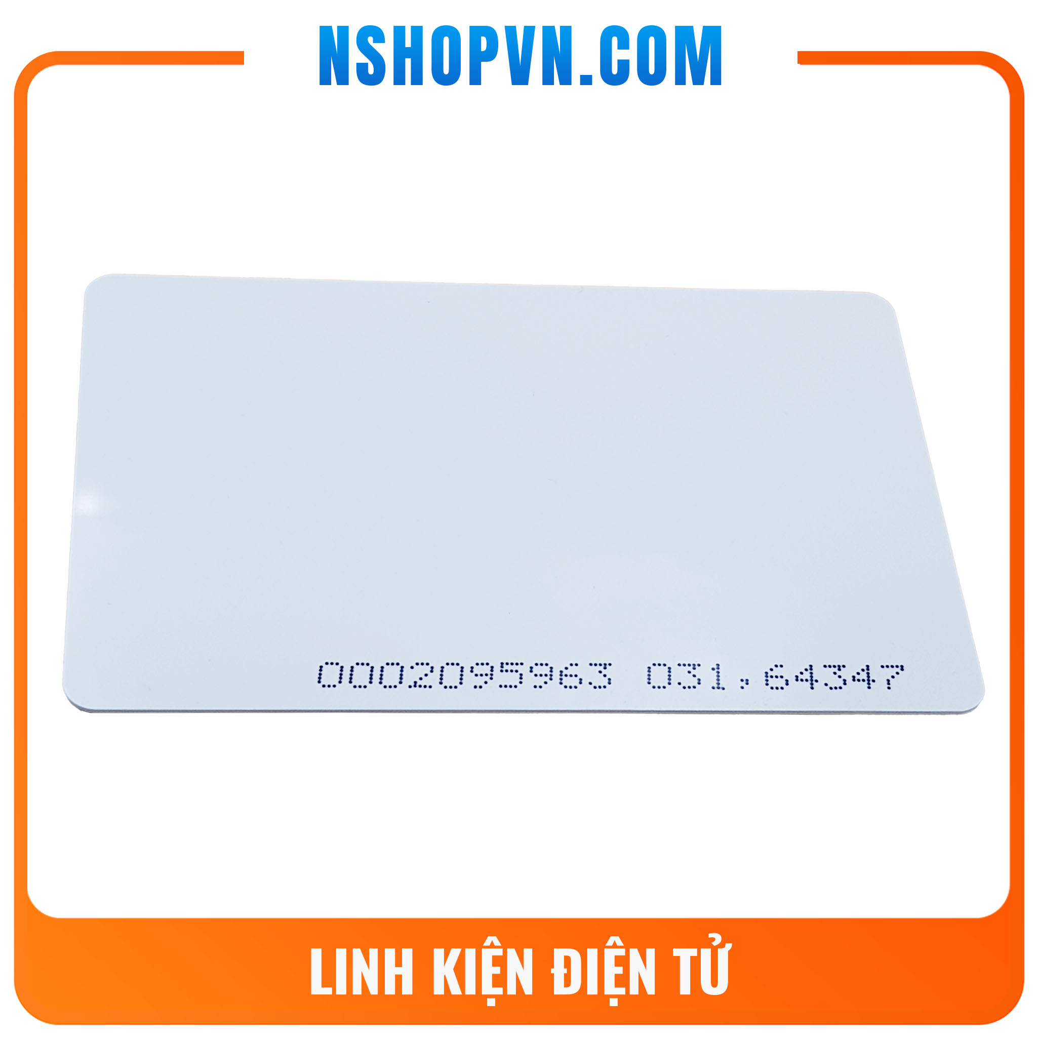 Combo 5 thẻ trắng rfid 125khz