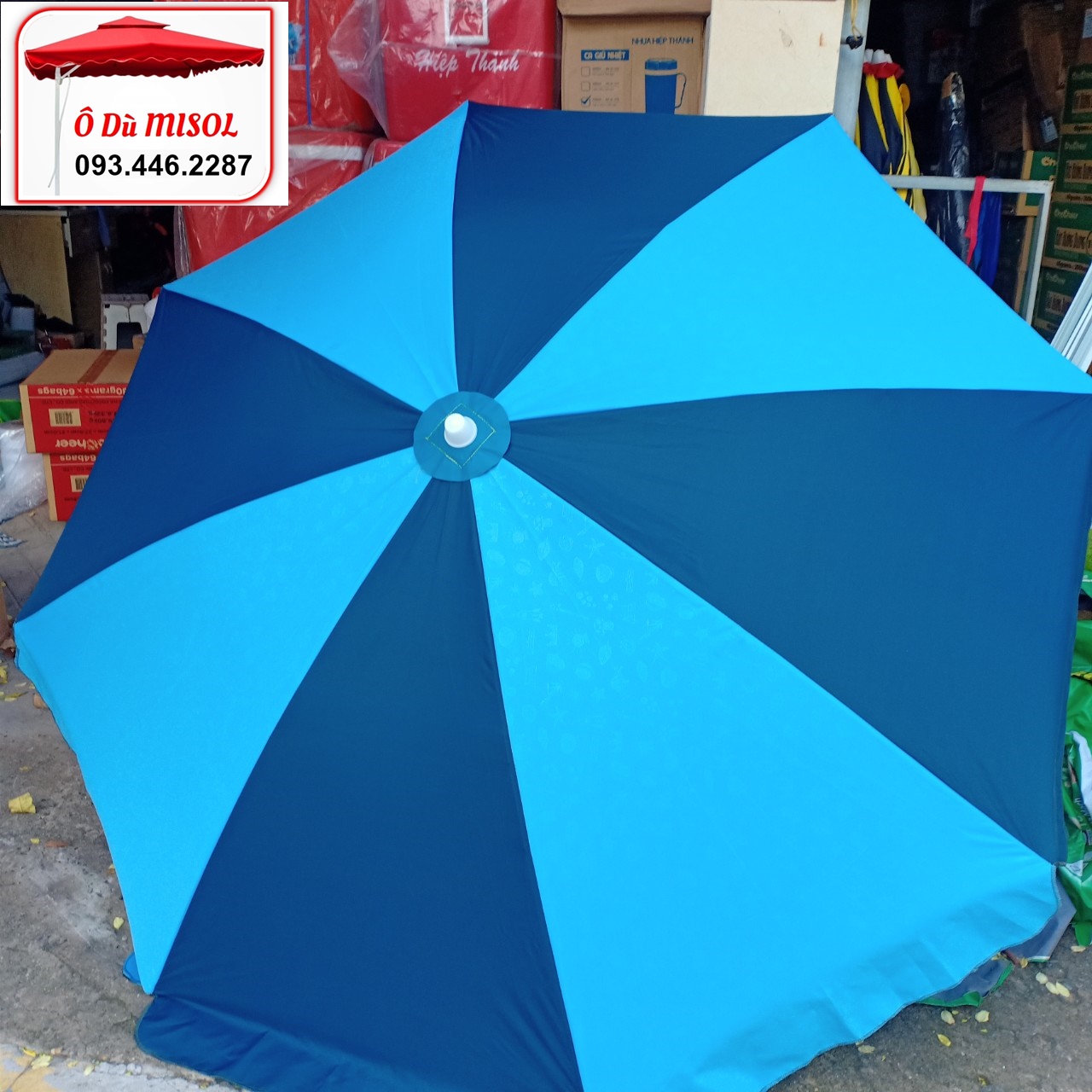 HCM_Dù Rộng 2m2 Cực Bền KHÔNG ĐẾ