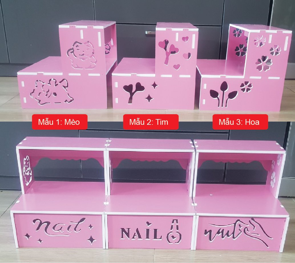 Kệ để chân làm nail bằng Nhựa