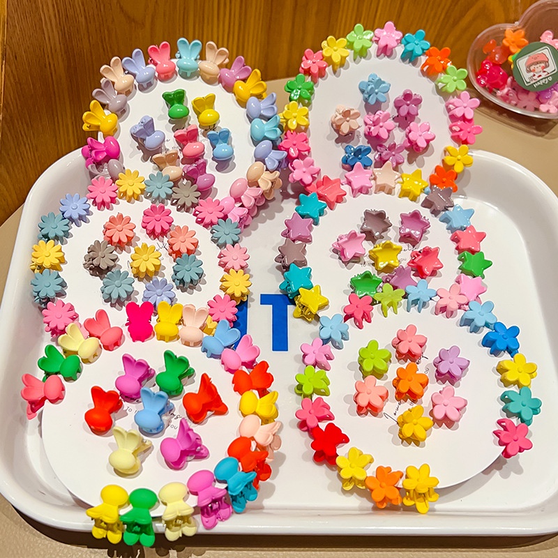 Set 10 / 50 / 60 Kẹp Tóc Mini Dễ Thương Cho Bé Gái