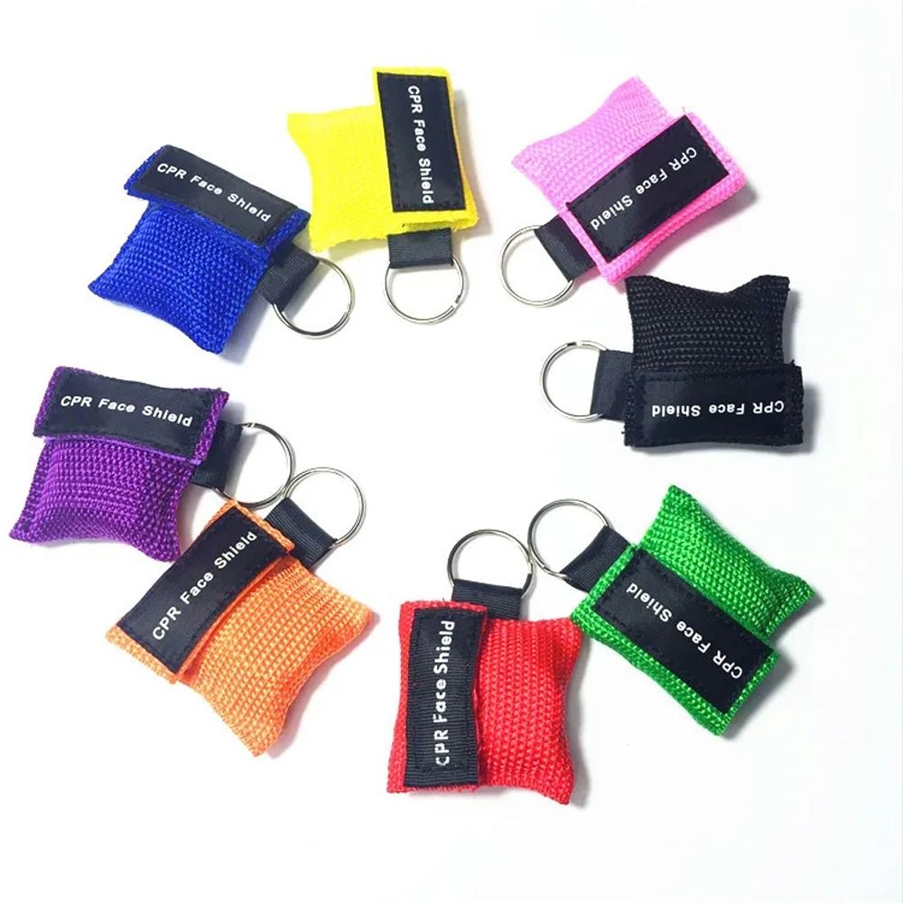 Practicle Keychains Practicle Disposable CPR One-way Valve Mouth Breath Emergency Face ...