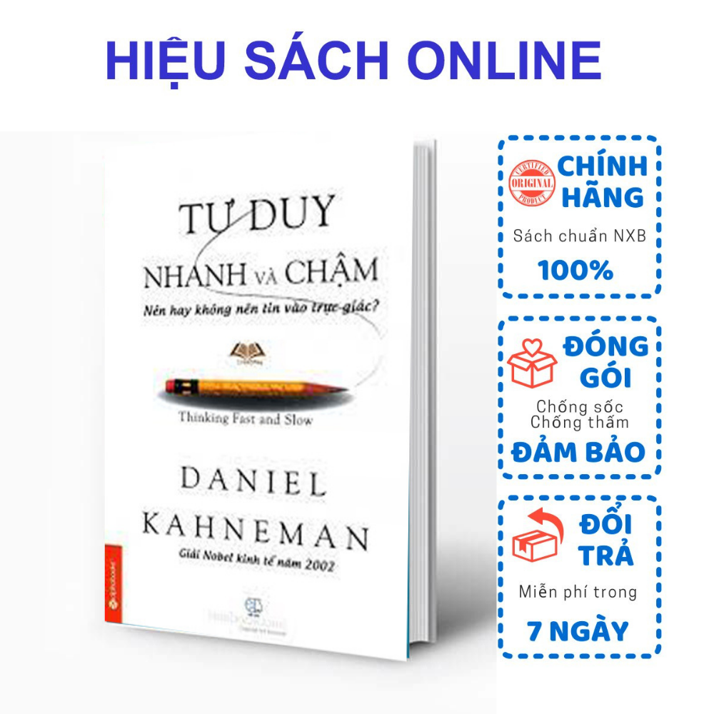 Sách - Tư Duy Nhanh Và Chậm (Tái Bản 2019) - Tặng kèm bookmark