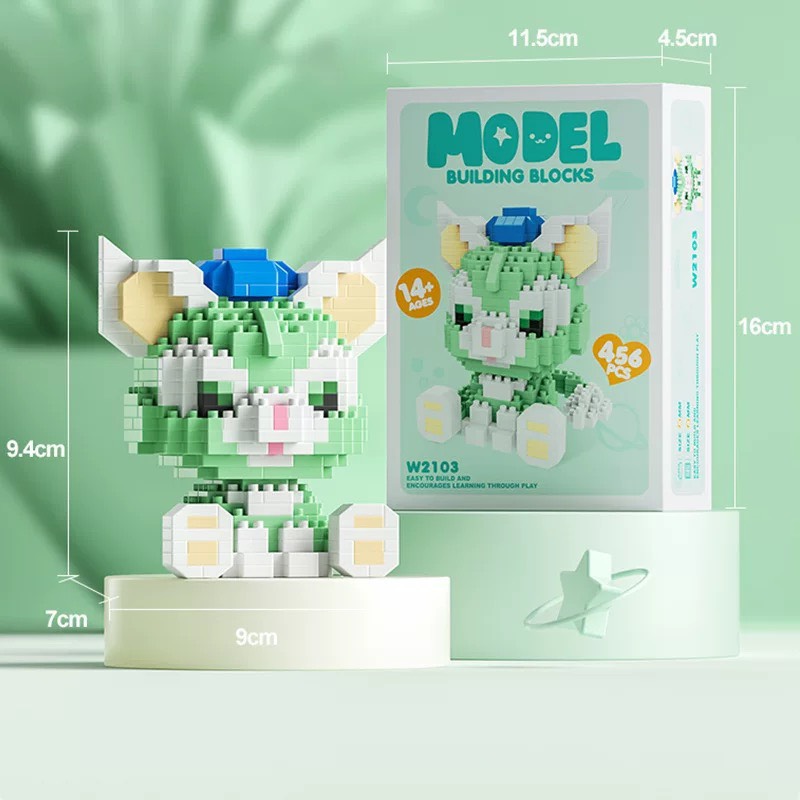 Bộ đồ chơi lắp ráp lego hình thú