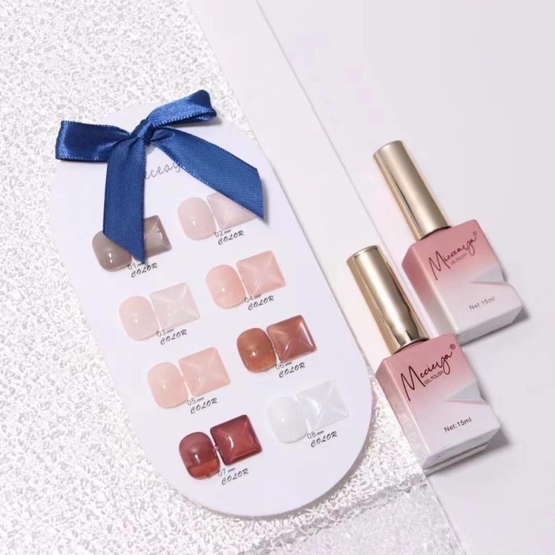 Sơn Thạch Vandonnie Mieauga Set 8 màu [ Tặng Bảng Màu ] - sinailmi