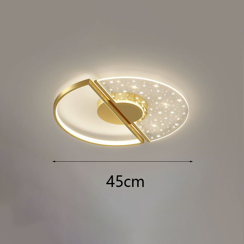Đèn led trần phòng ngủ bắc âu đèn ốp trần trang trí phòng khách hiện đại đèn thả bàn ăn đèn bếp