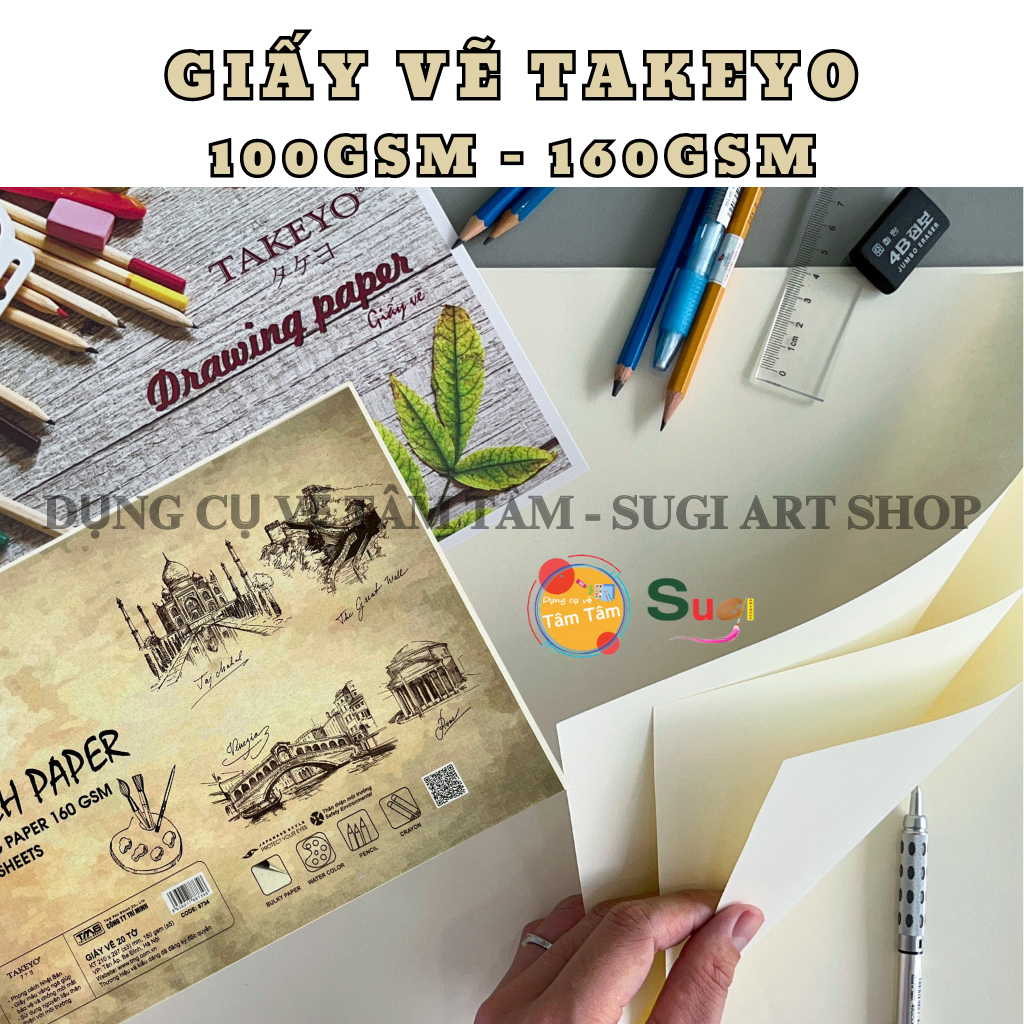 Giấy vẽ cơ bản SKETCH PAPER TAKEYO