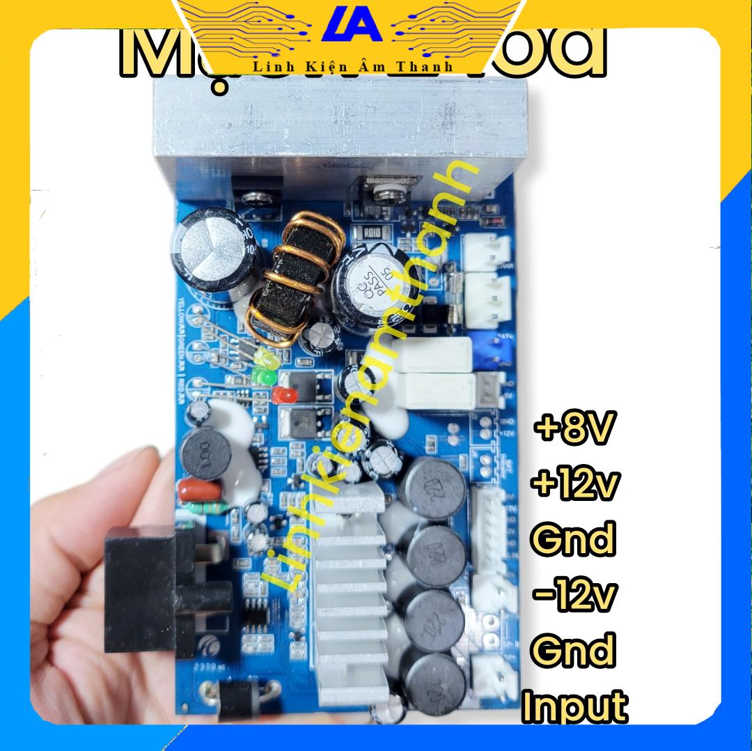 Mạch công suất loa kéo 12v có nguồn đôi 12v