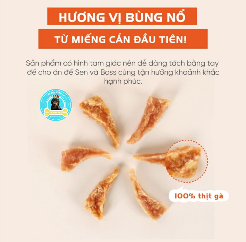 NATURAL CORE SNACK KHÔ THỊT QUAY CHO CHÓ 70G