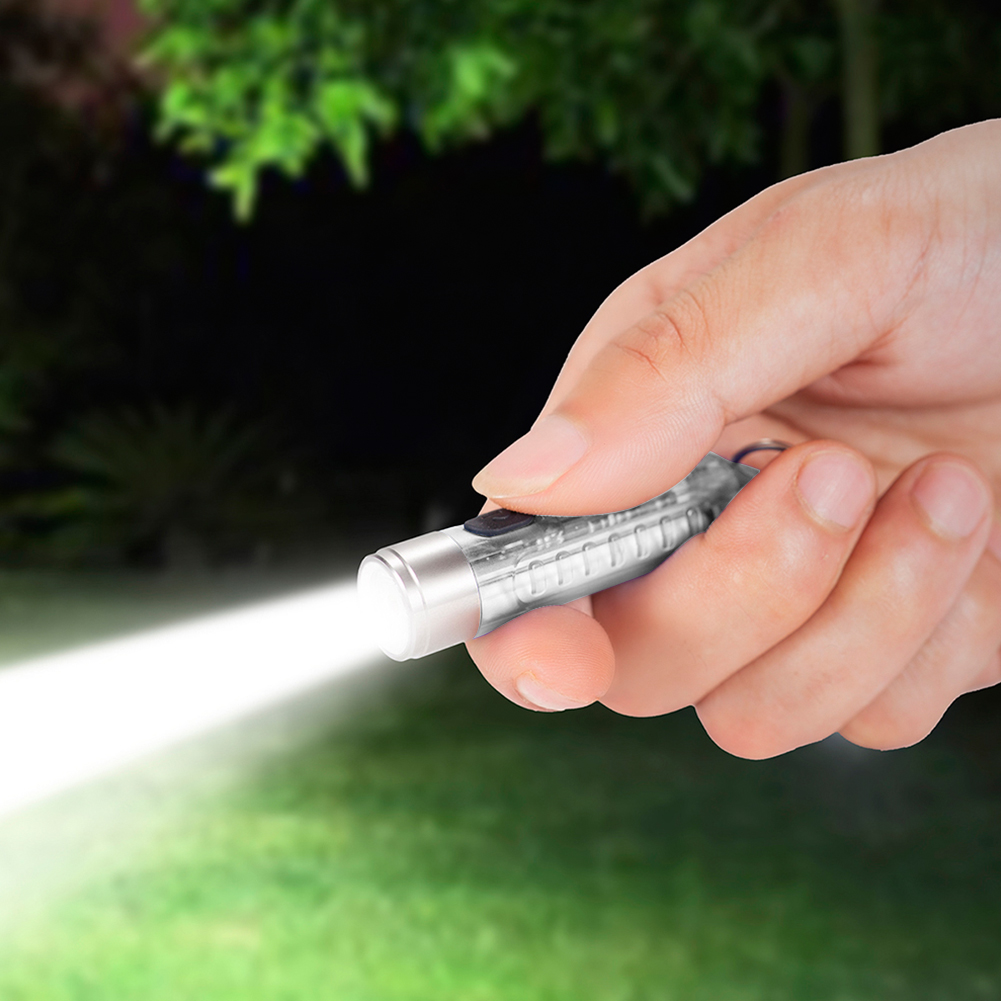Đèn Pin LED Móc KHóa Đèn LED Mini Bỏ Túi Đèn Pin Khẩn Cấp Ngoài Trời