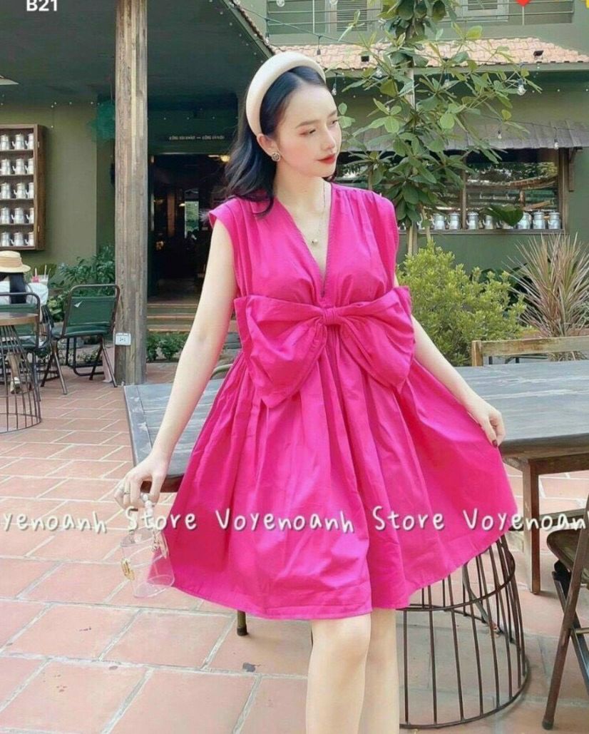 [RẺ VÔ ĐỊCH]Đầm nơ babidil mẫu mới siêu hot.