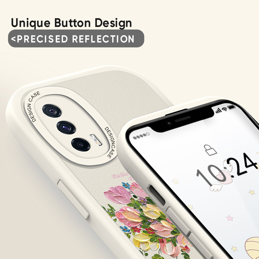 Jizetin Leather Case For iPhone 14 Plus iPhone 14 iPhone 14 Pro iPhone 14 Pro Max Slim Cartoon Flowers Leather Back Casing PU Leather Cover Phone Case